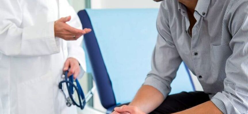 Diagnóstico da prostatite por un especialista