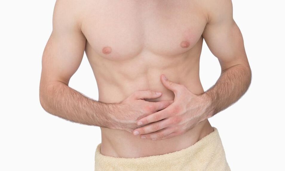 dor abdominal con prostatite